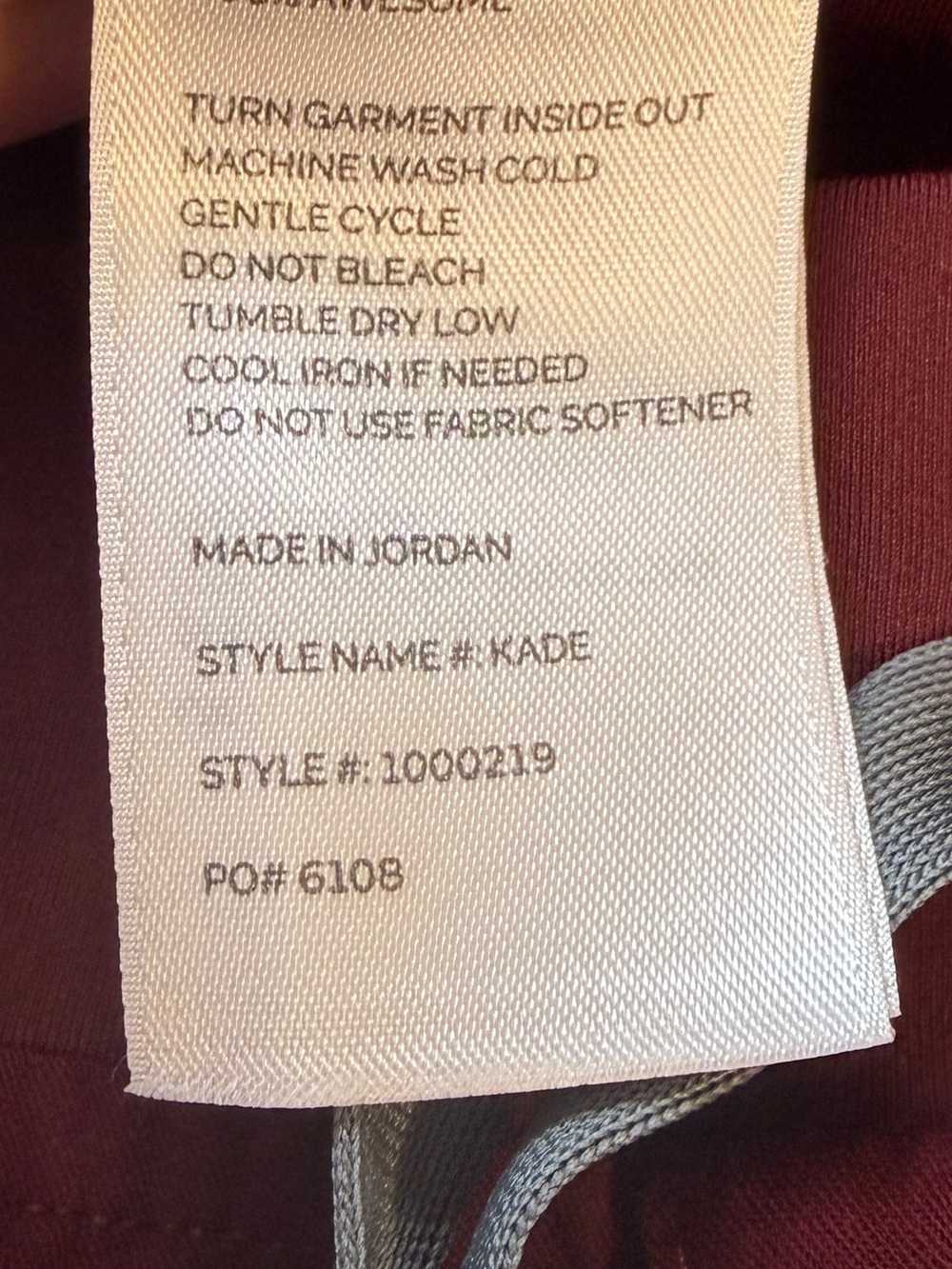 FIGS Burgundy Kade Pants Cargo EUC Small Petite - Picture 4 of 4